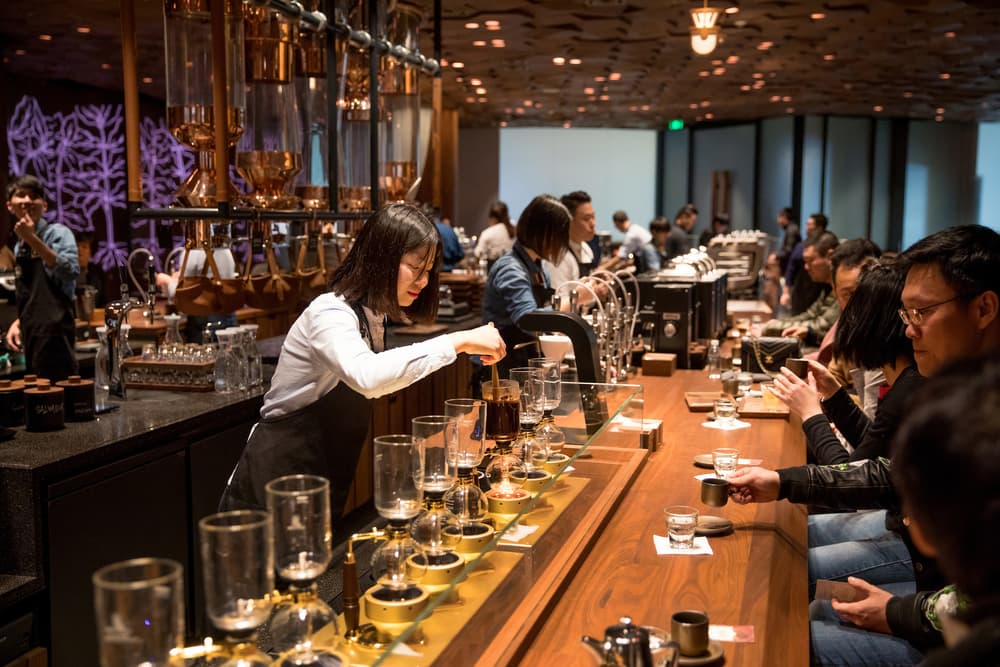 Starbucks Premium Coffee Roastery Shanghai Cafe Restaurant Brewery Tea AR Augmented Reality China