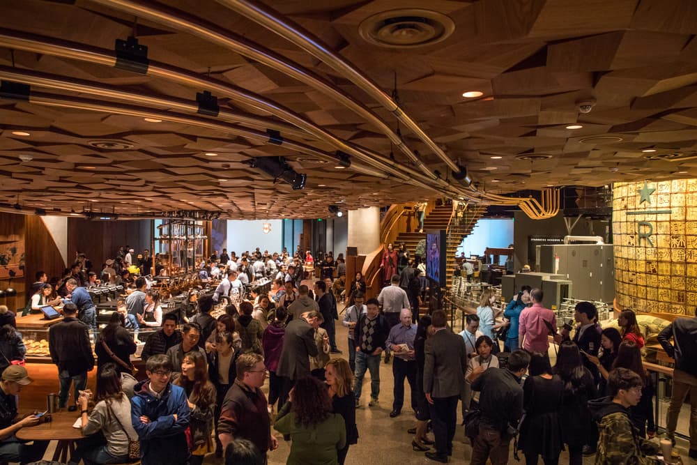 Starbucks Premium Coffee Roastery Shanghai Cafe Restaurant Brewery Tea AR Augmented Reality China