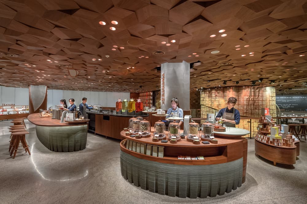 Starbucks Premium Coffee Roastery Shanghai Cafe Restaurant Brewery Tea AR Augmented Reality China