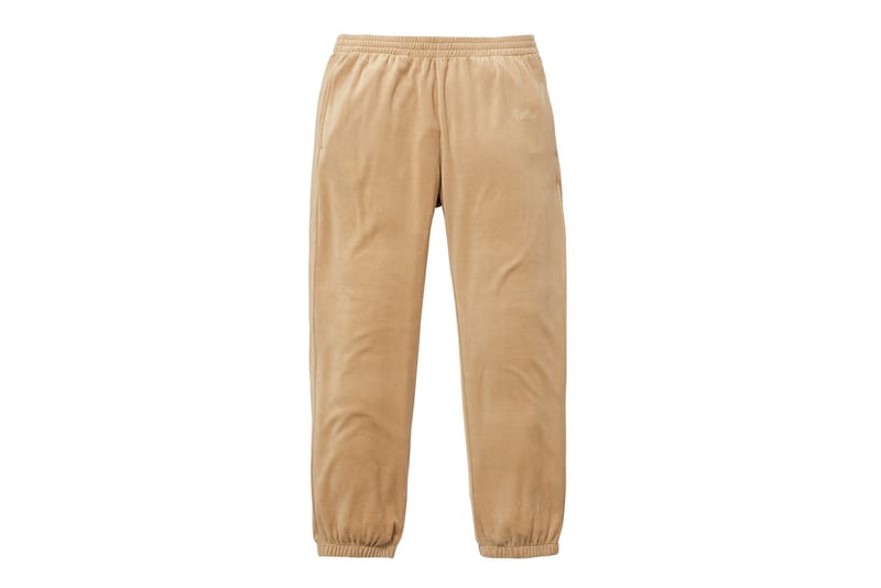 supreme velour pants