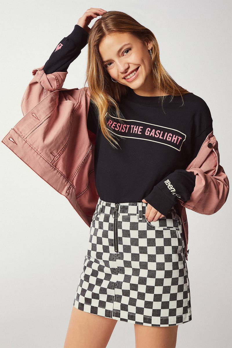 Teen Vogue Urban Outfitters merch resist the gaslight lauren duca long sleeve tee t-shirt