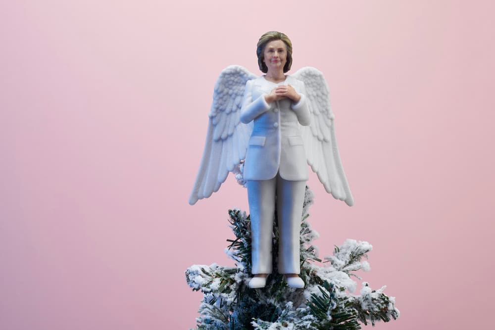 Serena Williams Beyoncé Hillary Clinton Christmas Tree Topper Holiday Cheer Women to Look Up To Feminist Woman Power