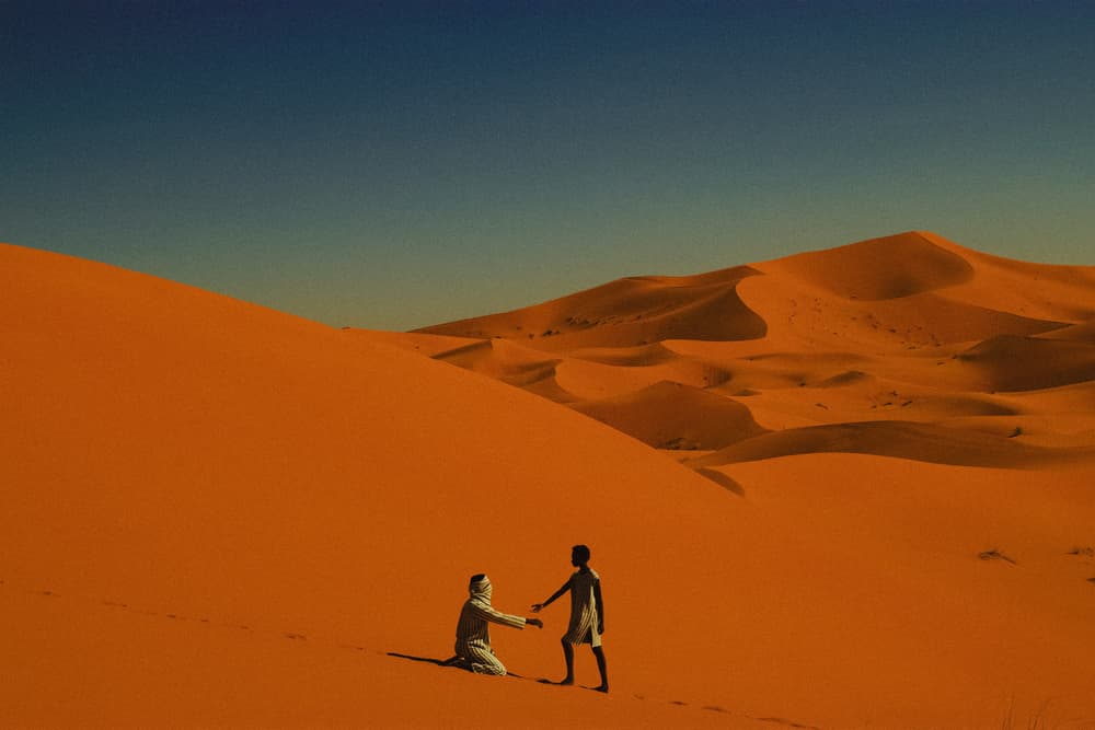 Twelvepieces "The Spring" Lookbook Collection Fashion Photography Desert Earth Color Palette Sand Editorial
