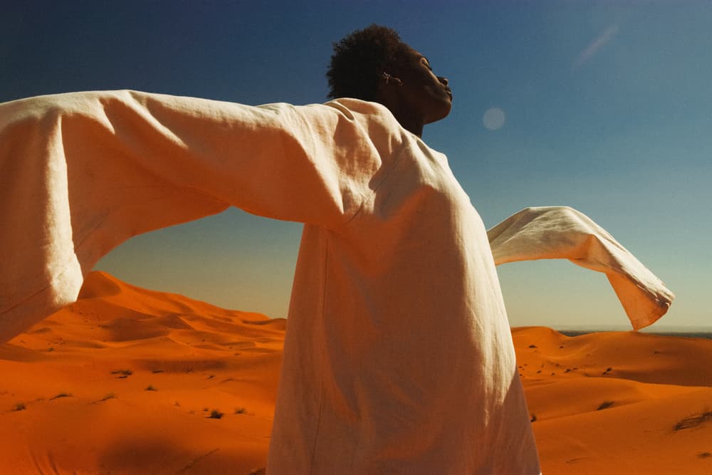 Twelvepieces "The Spring" Lookbook Collection Fashion Photography Desert Earth Color Palette Sand Editorial