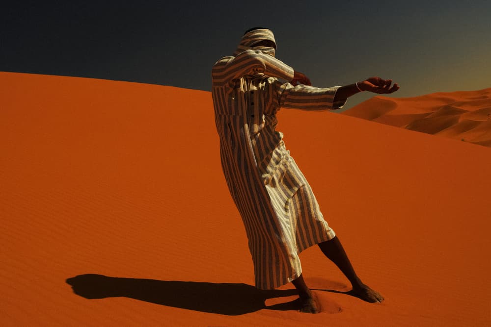 Twelvepieces "The Spring" Lookbook Collection Fashion Photography Desert Earth Color Palette Sand Editorial