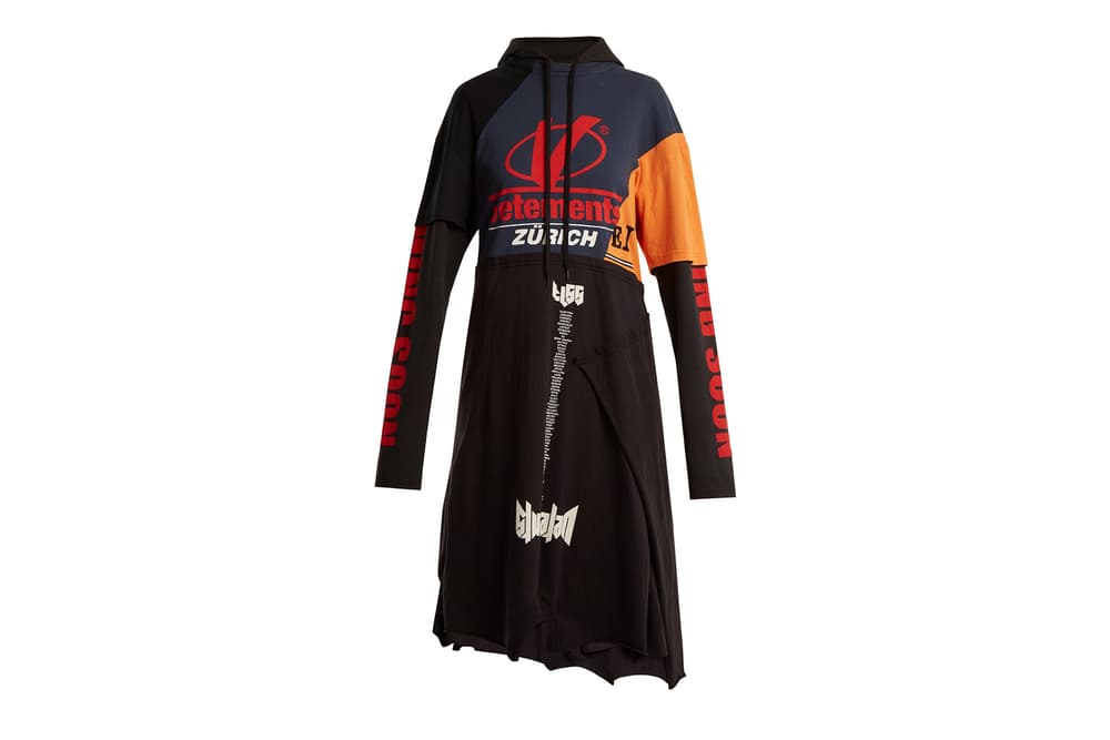 vetements 2018 collection matches bomber jacket lighter heel boot hoodie sweatshirt