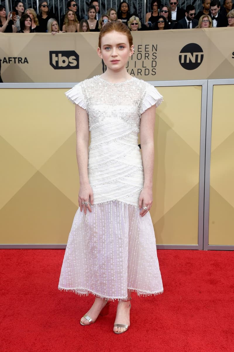 2018 SAG Awards Red Carpet Look Gala Millie Bobby Brown Nicole Kidman Lupita Nyong'o Halle Berry