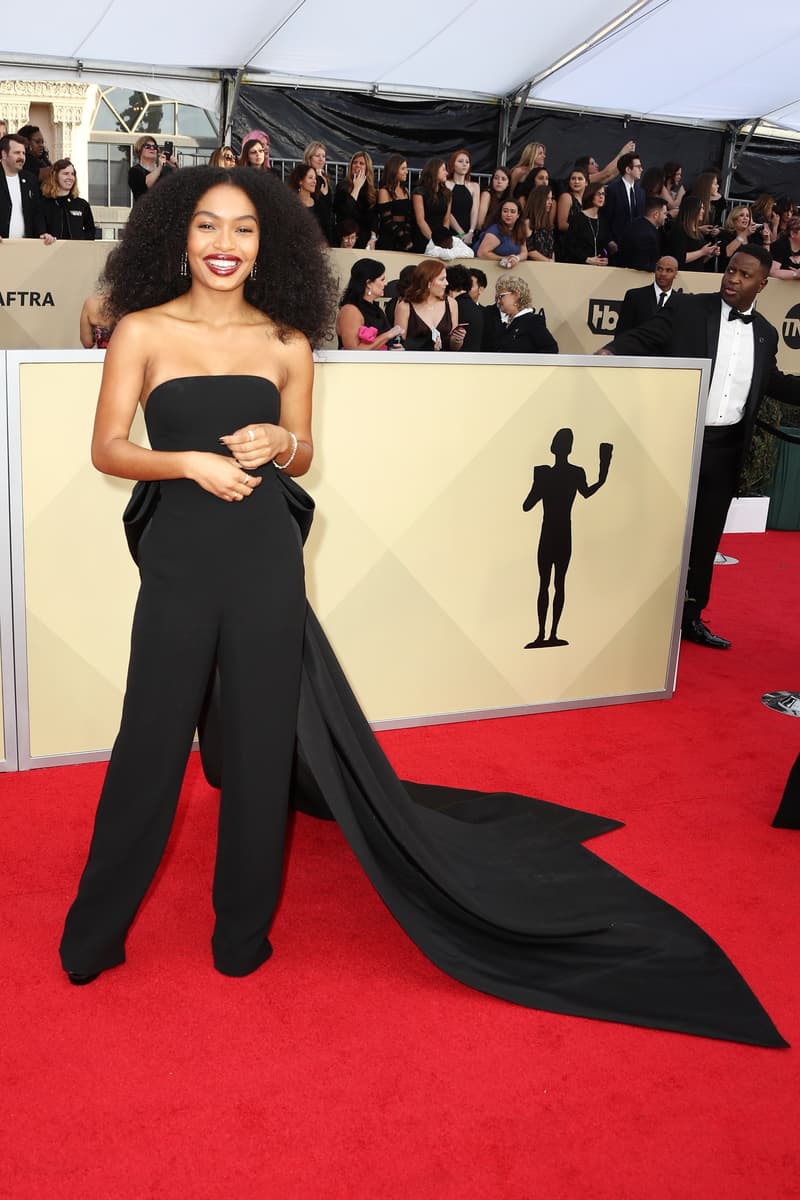 2018 SAG Awards Red Carpet Look Gala Millie Bobby Brown Nicole Kidman Lupita Nyong'o Halle Berry