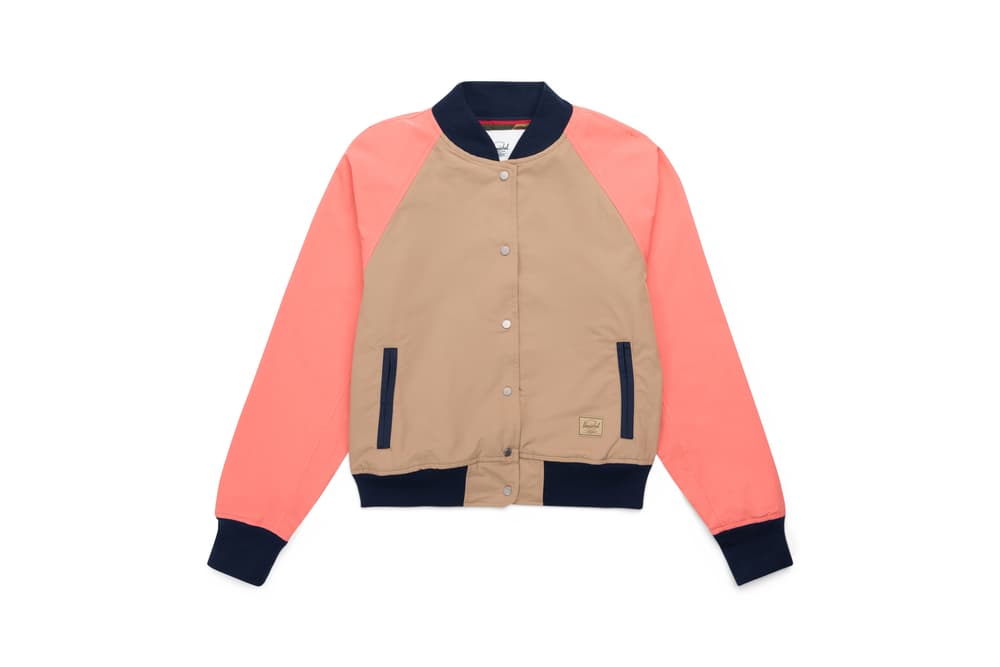 Shop Herschel Supply New Pink Jackets Outerwear Raincoat Bomber Jacket Simple Minimal