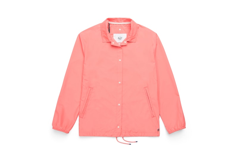 Shop Herschel Supply New Pink Jackets Outerwear Raincoat Bomber Jacket Simple Minimal
