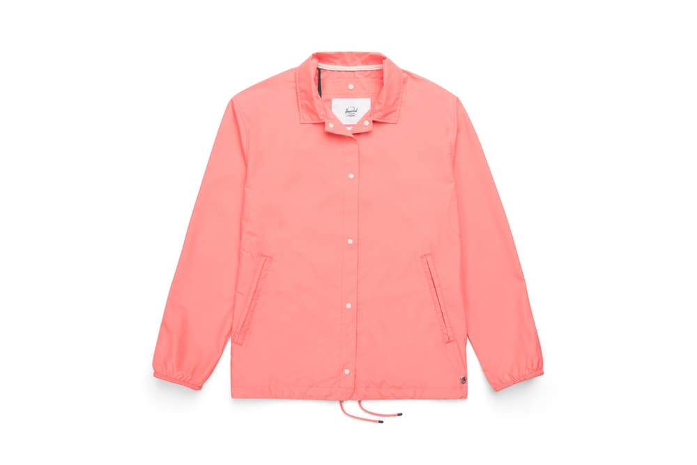 Shop Herschel Supply New Pink Jackets Outerwear Raincoat Bomber Jacket Simple Minimal