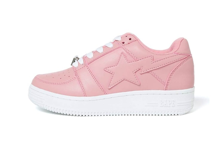 OMG, The BAPE STA Low Drops in Millennial Pink This Weekend
