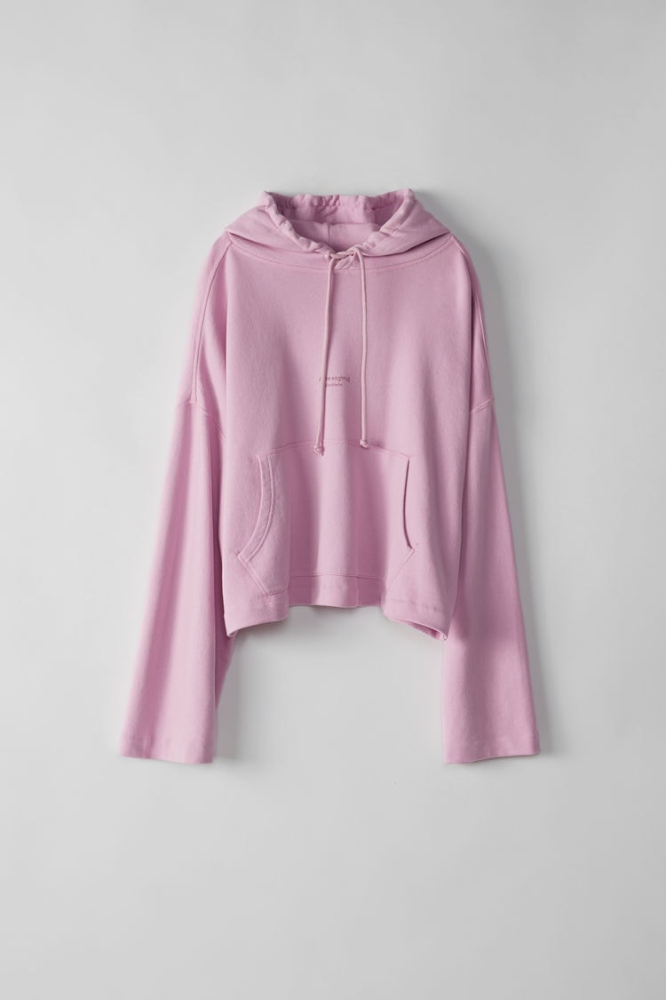 acne studios oversized joghy hoodie womens sweatshirt hooded candy pastel pink black