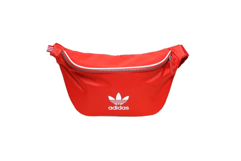 adidas Originals adicolor Waist Bag Black Trace Scarlet