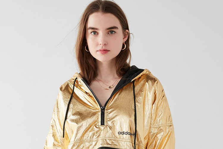 You'll Shine Like No Other in This Metallic adidas Originals Windbreaker