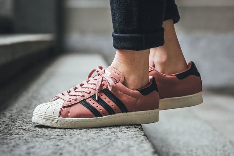 adidas Originals Superstar 80s Ash Pink Core Black