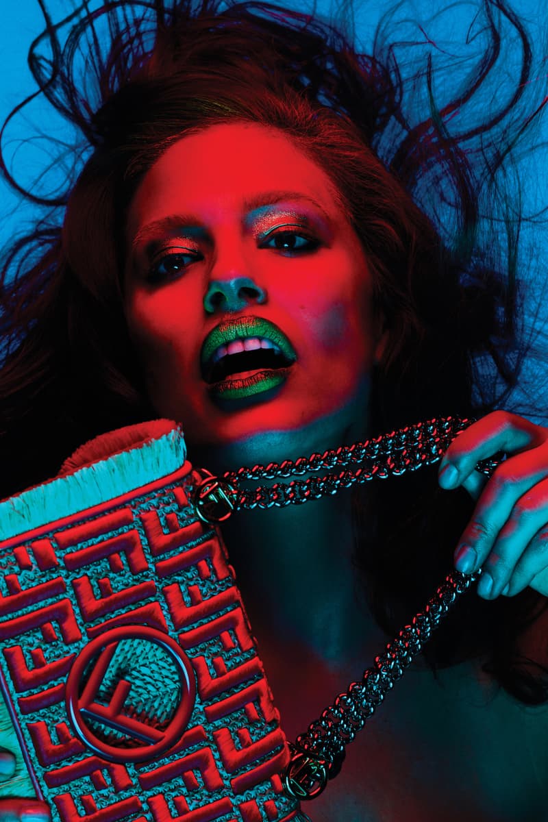 Ashley Graham Colorful V Magazine Photoshoot Fendi Louis Vuitton Editorial Makeup