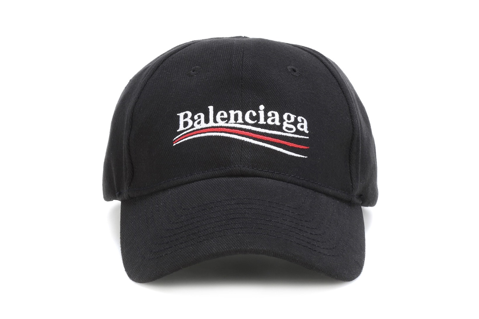 balenciaga demna gvasalia campaign logo baseball cap bernie sanders black white red where to buy