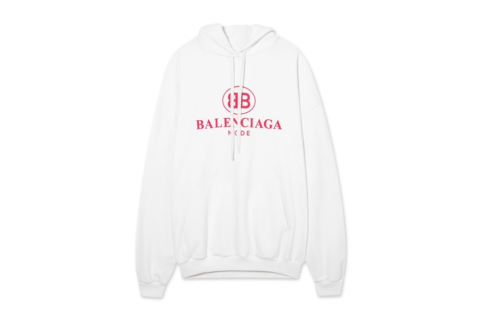 Planlagt følelse krone Balenciaga Releases Logo Hoodie in Pink Letters | Iicf