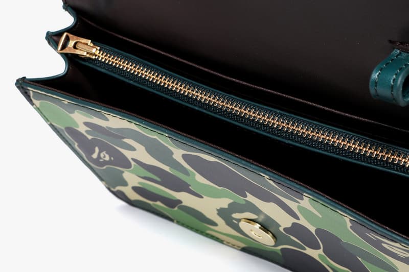 BAPE A Bathing Ape Camouflage Camo Shoulder Bag Print Purse Streetwear Staple Womens Street Style