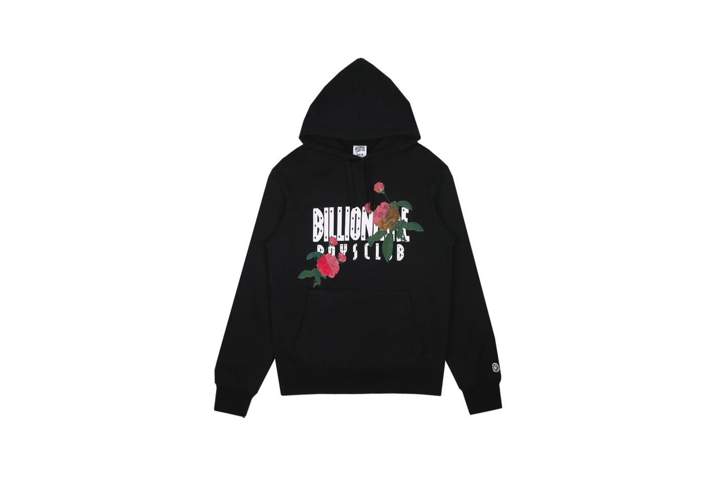 Billionaire Boys Club Spring 2018 Embroidered Floral Hoodie Black