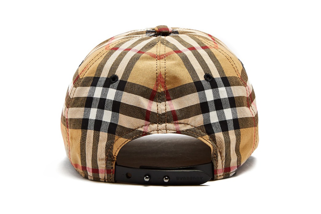 burberry checked checkered plaid tartan house check baseball cap where to buy