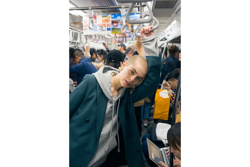 Cajsa Wessberg Swedish Model Buzzcut Tokyo Fashion Week 2017 Japan Photo Diary Mitograph Mito Shimpei JR Train Arcade Baseball Sweden Stockholm Interview