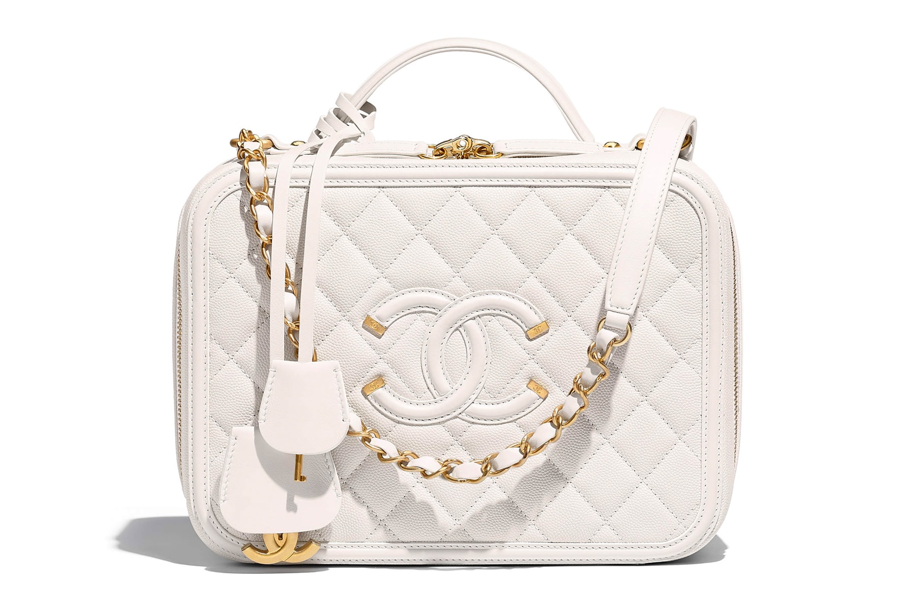 Chanel Vanity Case Bag Spring Summer 2018 Pre Collection White
