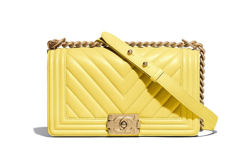 pastel yellow handbag