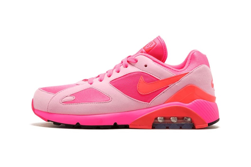 COMME des GARÇONS Nike Air Max 180 Pink Collection Sneaker