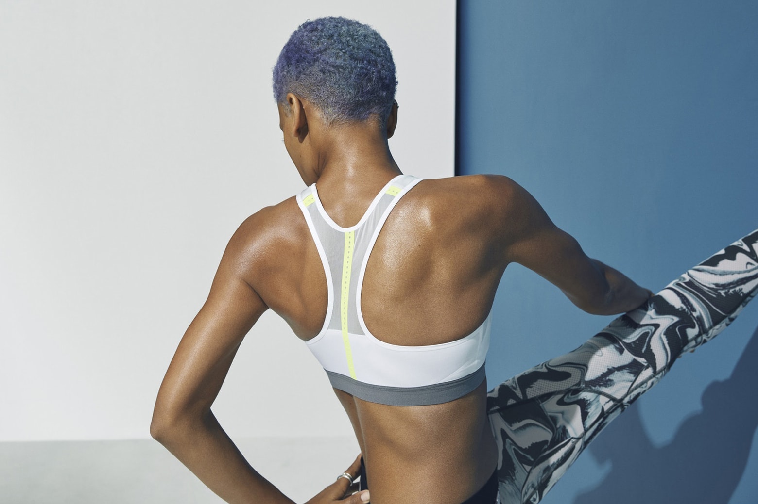 Nike Motion Adapt Sports Bra White