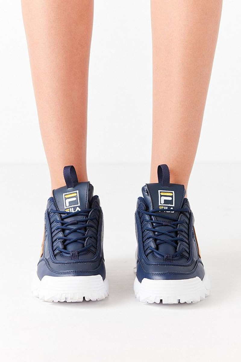 Fila x Urban Outfitter Disruptor 2 Navy Front View