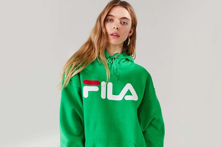 FILA x Urban Outfitters' New Logo Hoodie Is Refreshingly Green