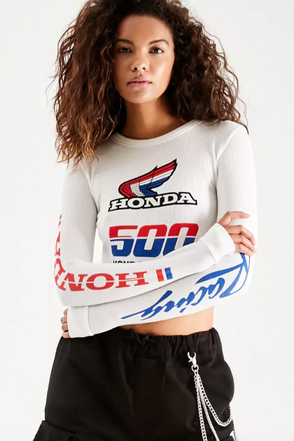 Forever 21 Motocross Honda Collection Capsule Race Inspired Colorful Sportswear Gear
