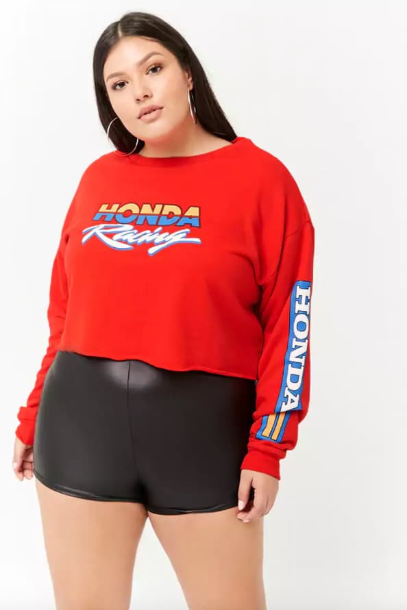 Forever 21 Motocross Honda Collection Capsule Race Inspired Colorful Sportswear Gear