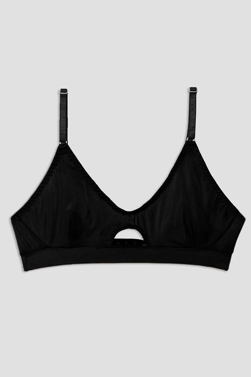 Frank and Oak Sokoloff Lingerie Underwear Black Bra