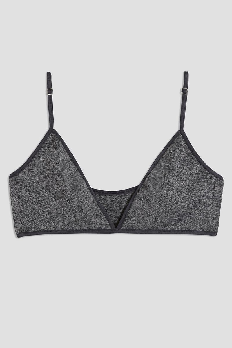 Frank and Oak Sokoloff Lingerie Underwear Grey Bra