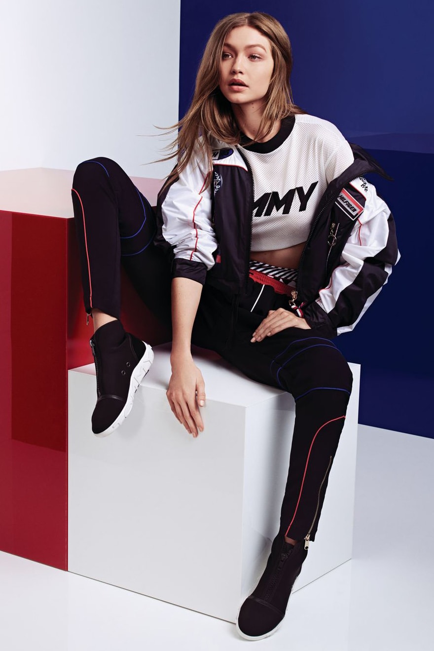 Gigi Hadid x Tommy Hilfiger Spring 2018 Collection Tommy x Gigi Lookbook Capsule Reveal Launch American Race inspired