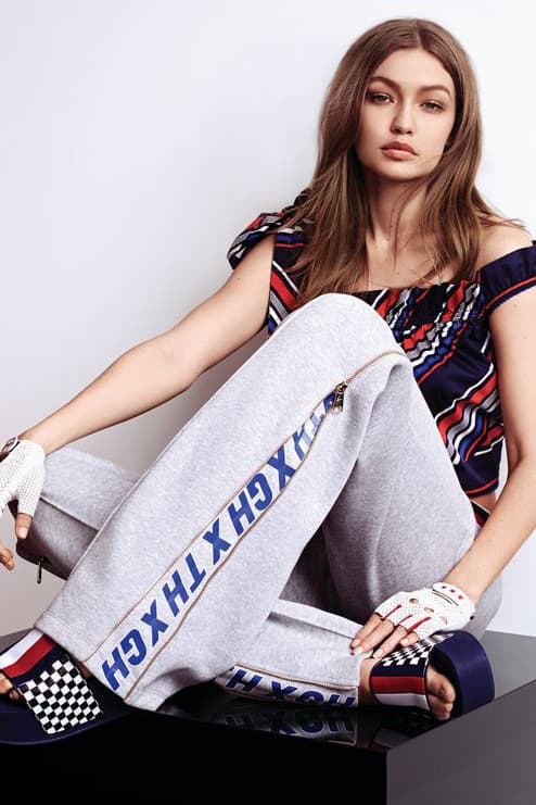 Gigi Hadid x Tommy Hilfiger Spring 2018 Collection Tommy x Gigi Lookbook Capsule Reveal Launch American Race inspired