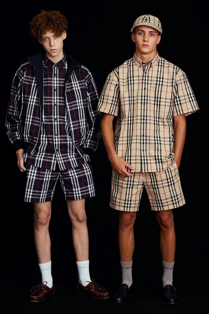 Gosha Rubchinskiy Burberry Collaboration Collection Nova Check Pattern Sportswear Limited Edition Capsule