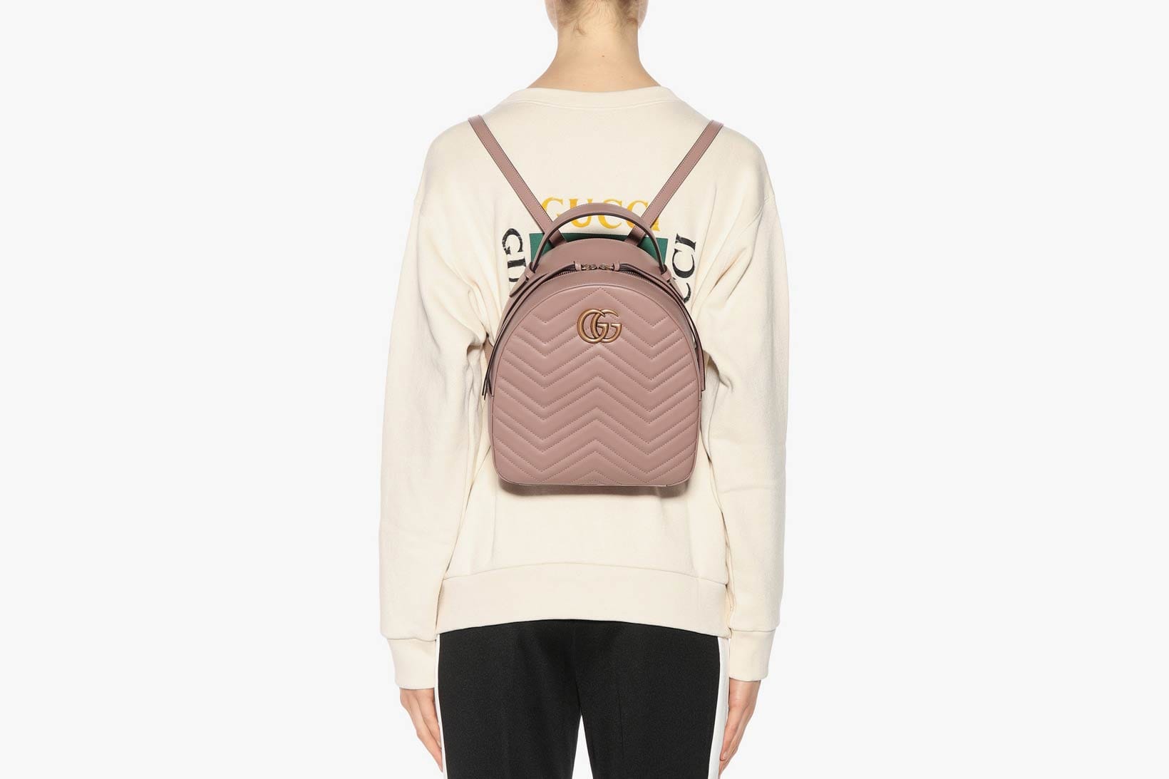 gucci marmont backpack pink