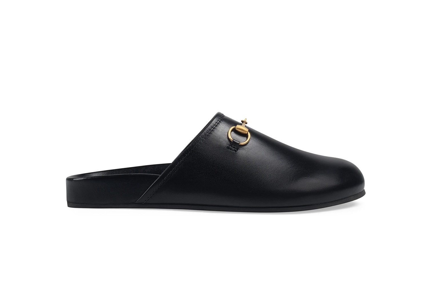 Gucci Slides Mules Shoe Footwear Slippers Velvet Luxury Leather Gold Hardware
