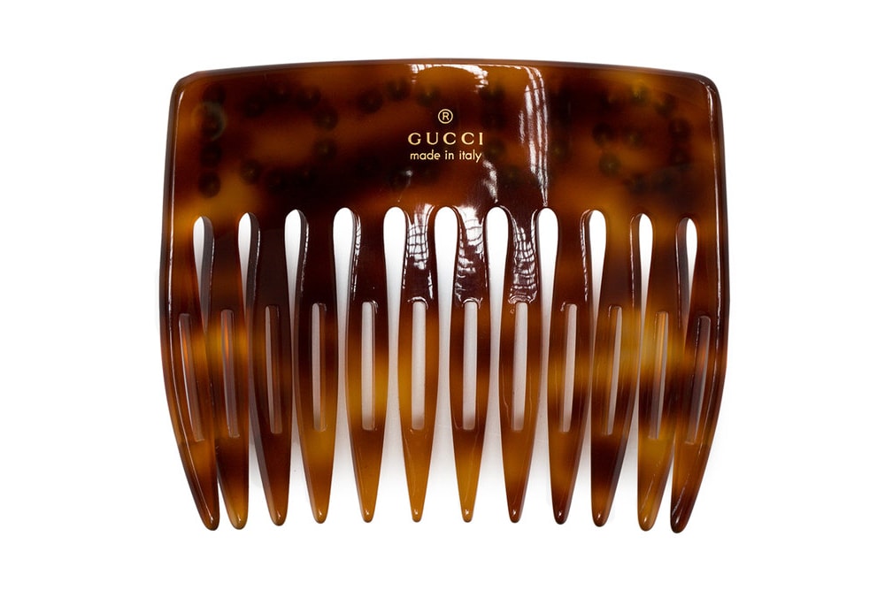 gucci tortoiseshell hair comb crystal embellished accessories browns brownsfashion.com