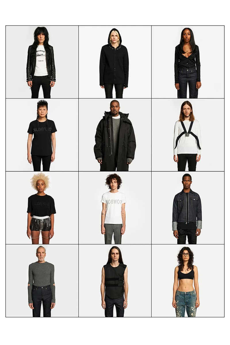 Helmut Lang Exactitudes Re-Edition Volume 1 Campaign Kanye West Solange Knowles