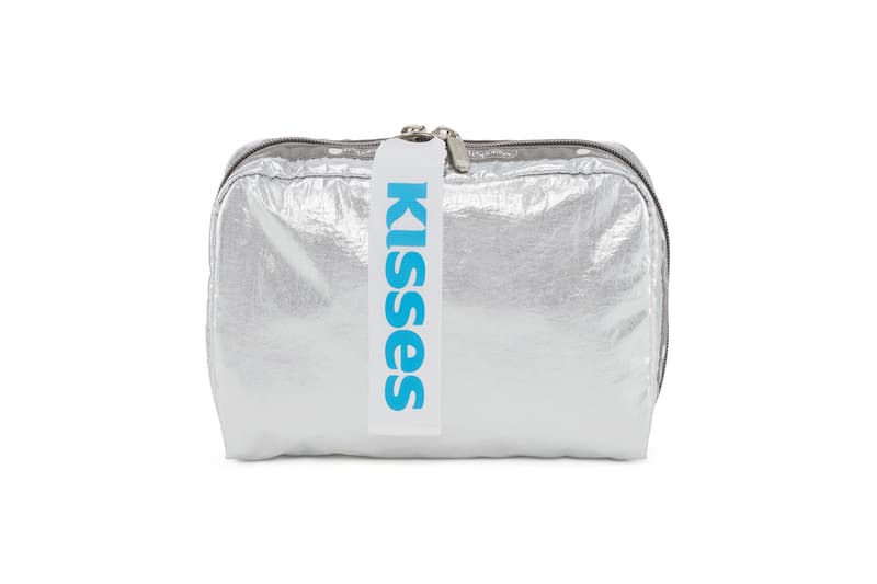 Hershey LeSportsac Silver XL Rectangular Cosmetic