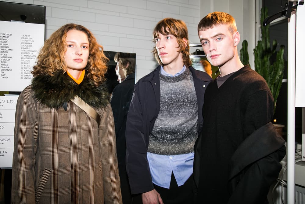 HOPE stockholm fashion week backstage aw18 fw18 fall winter autumn 2018 show bts unisex genderless gender neutral menswear womenswear