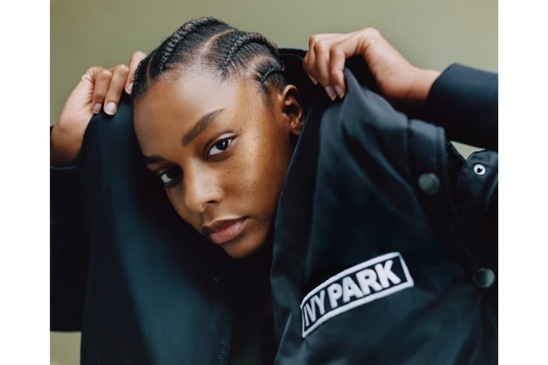 IVY PARK Spring/Summer 2018 Lookbook Logo Jacket Black