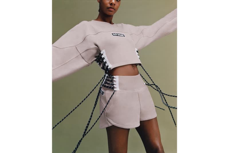 IVY PARK Spring/Summer 2018 Lookbook Harness Shirt Shorts Sandstone