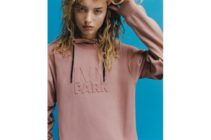 IVY PARK Spring/Summer 2018 Lookbook Logo Hoodie Pink