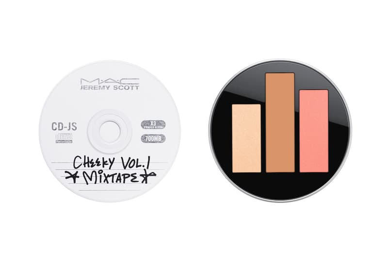 Jeremy Scott MAC Makeup Collection Collaboration 2018 Boombox Mixtape CD Eyeshadow Palette Lip Cheeky Blush Bronzer Cassette Tape Retro Vintage Music